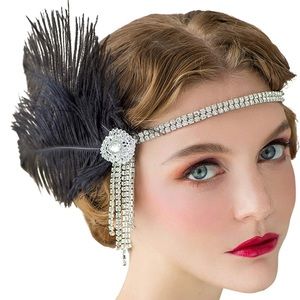 1920’s Flapper Great Gatsby Inspired Rhinestone Headband